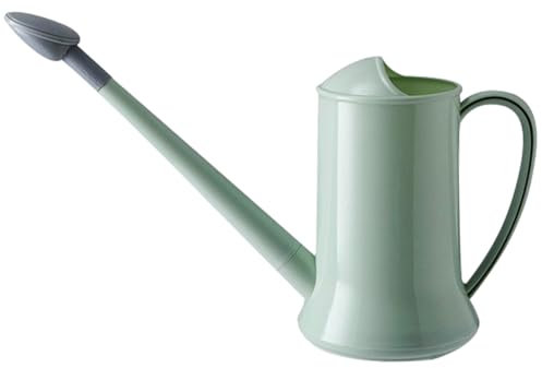 Arrosoir d'intérieur 2 L, 2 modes de pulvérisation, petit arrosoir avec bec long amovible et pomme de douche, arrosoir de jardin en plastique pour plantes d'intérieur et d'extérieur, fleur bonsaï vert