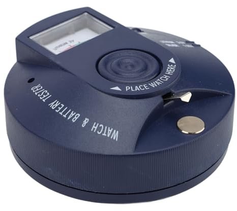 Analyseur de Testeur de Batterie de Montre Ronde, Outil de Réparation de Pile Bouton pour Horloger, avec Détecteur de Mouvement à Quartz, pour la Mesure IC