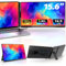 Newwin Laptop Screen Extender - 15.6 IPS FHD 1080P Dual Screen Laptop Monitor Extender Plug & Play Multi Screen Attachment for 13-17.3 Laptops Compatible with Wins Mac Dex Chrome Travel Work