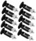 KONTONTY 48pairs Cpu Cooler Fixators Clips and Glue for Easy Installation Compatible Multiple Cpu Models for Enhanced Performance
