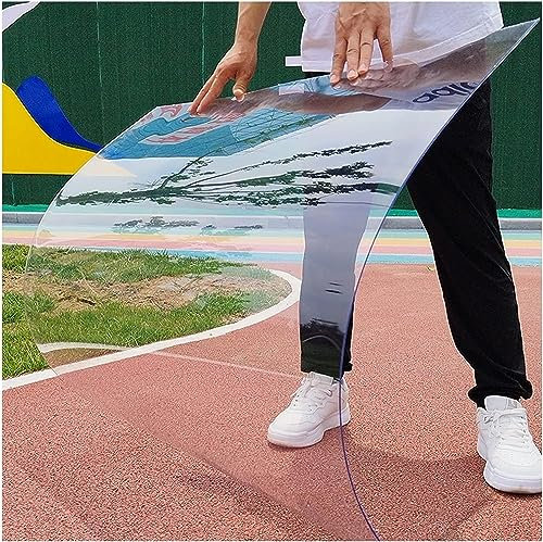 1,2 mm dicke Polycarbonat-Dachbahnen, wasserdicht und schlagfest, ideal für Carports und Wintergärten, leicht zu schneiden, 1,22 x 5 m