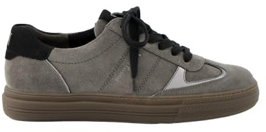 Paul Green Sneaker 5466-018, Rauleder, Grau, Damen