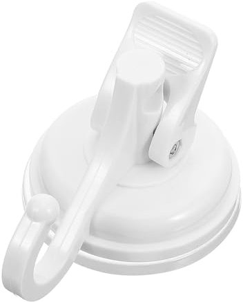 NUOBESTY Crochet à Ventouse Puissant Crochet Multi Usage pour Salle de Bain Installation sans Perçage pour Serviettes Robes de Bain Rideaux
