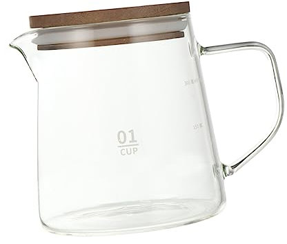 KOCKSHION Jarra Café Multiusos Tetera Filtro Tetera De Vidrio Cafetera Lechera Hervidor De Vidrio