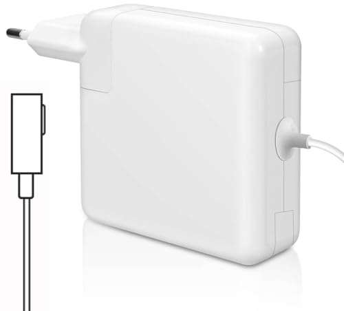 60W L-Tip Ersatz Ladegerät für MacBook Pro 13 Zoll kompatibel mit MacBook Pro 2010–2012, kompatibel mit MacBook und MacBook Air, Netzteil 16,5V 3,65A mit LED Anzeige