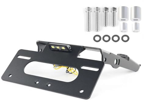 POLOFZFGKZ Für Husqvarna VitPilen 401 SvartPilen 401 250 200 125 Hinterer Kennzeichenhalter Rücklicht-Ordnung Fender-Eliminator Motorrad Kennzeichenhalter