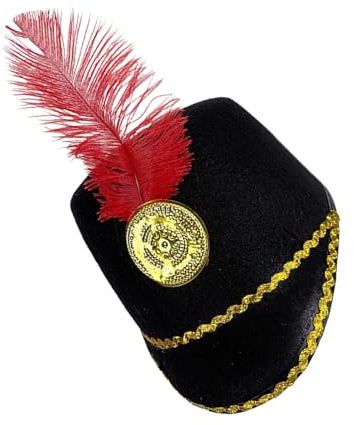 ETUCYNG Nutcracker Soldier Hat | Nutcracker Cosplay Soldier Hat | Carnival Outfit for Party Bonfire Stage Performance Photo Ceremonial Party Events Everyday