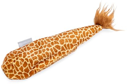 Beeztees Catnip Dschungel Giraffenschwanz, Katzenspielzeug, Plüsch, Braun, 30x8x3 cm