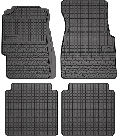 FROGUM EL Toro Gummimatten Ganzjähriges-Set von Autofussmatte Auto Fußmatten für Honda Civic VI 1995-2001 | Beständiges Gummi Material | 1,5cm Schutzkante