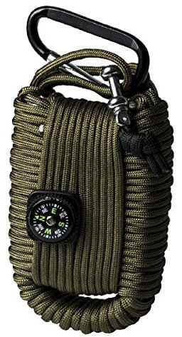 Copytec Survival KIT Typ - Bear Paracord Überleben-Set Notfall Prepper Bundeswehr Fallschirmjäger Feuerstein Kompass Angel Navy Seal Wildnis