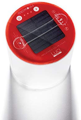 MPOWERD Luci EMRG: Solar aufblasbares All-in-One Notfalllicht und Taschenlampe, S.O.S & Dauerrot Modi, hält 7 Stunden, keine Batterien erforderlich, wasserdicht, zusammenklappbar, leicht, langlebig