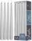 Hyoola Stabkerzen - 30 cm Metallisch Silber, Tropffreie Tafelkerzen - Kerzen Lange Brenndauer 10 Stunden - 12er Pack
