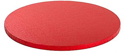 Partycolare Cake Board Rosso Diametro 40 cm Spessore 1,2 cm