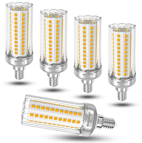 E14 Maiskolben Led Lampe, 16W E14 LED Mais Birne Warmweiß 3000K 1900LM, Ersetzt Glühbirnen 120Watt-150Watt, Nicht dimmbar, Energiesparlampe Kleine Edison-Schraube Leuchtmittel E14, 5er-Pack