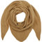 Ever Bloom Damen Schal, Strick Dreieck Schale, Weiches Dreieckstuch, Leichter Strickschal, Halstuch für Frauen und Mädchen Lang, Einfarbig 195 * 80 cm, Schal Farben:Camel