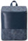 Expatrié Rucksack Damen Klein Blau - Malou - Kleiner Leder Cityrucksack für Uni, Business und Alltag - Lederrucksack Elegant aus Veganem Kunstleder - Wasserabweisend