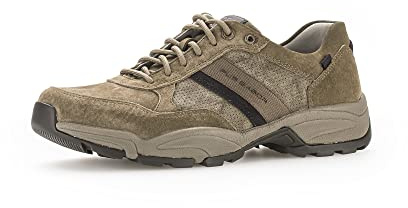 Pius Gabor Herren Sneaker Low,Halbschuhe,zertifiziertes Leder,Wechselfußbett,Turnschuhe,Laufschuhe,schnürschuhe,lt.Brown,46 EU / 11 UK