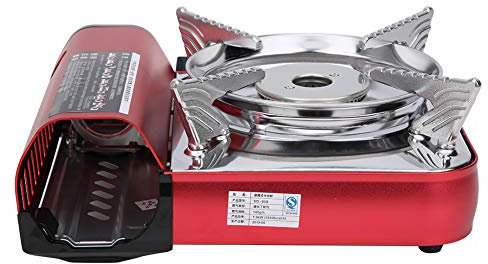 Alvinlite Estufa de propano o butano, Estufa de Combustible Dual, Estufa de Camping portátil con Estuche de Transporte, Ideal para Kit de preparación para emergencias