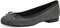 MARCO TOZZI Damen Ballerinas Glitzer Vegan, Schwarz (Anthracite Met), 39 EU