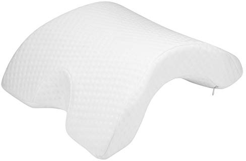 Wnvivi Bogen-U-förmiges Kissen, Gebogenes Memory-Schaum-Schlaf-Nackenkissen für Paare, Kuschelkissen, Armkissen, Schulterkissen mit Armloch