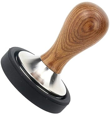 yuwqqoajv Exquisites Küchenpresswerkzeug – Griff aus massivem Holz, korrosionsbeständig, praktisches Force Tamper Kaffeezubehör, 53mm