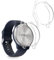 kwmobile Set 2X Custodia Smartwatch Compatibile con Garmin vivomove 3S Cover - Case Trasparente Protezione Orologio Fitness - Trasparente