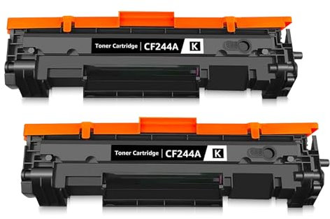 Yongairuink CF244A 44A Toner Schwarz Kompatibel für HPQ 44A für Laserjet Pro M15w Toner für Laserjet Pro MFP M28w Toner M28a M15a (2 Schwarz)