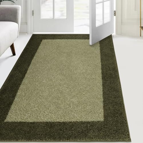 FCSDETAIL Schmutzfangmatte Innen 86 x 150 cm, rutschfeste Fußmatte, waschbar Sauberlaufmatte, absorbierend Fussmatte für Hund, Eingang, Haustür