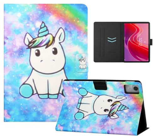 CASAFUNY Custodia per Lenovo Tab M11 11 pollici Tablet TB330FU 2024, Copertura protettiva con Supporto e Auto Svegliati/Sonno Cover Compatibile con Lenovo Tab M11 11 2024, Unicorno
