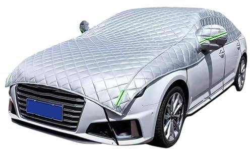 Copriauto Antigrandine, Telo Copriauto Antigrandine, Telo antigrandine per Auto, Copriauto Danni da Grandine, Telo Grandine Auto, Mezza Copertura per Auto Traspirante Addensata, Berline e SUV
