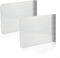 ZAMETTER Wall Mounted Sink Splash Guard Side Splash Guard Kitchen Stainless Steel Sink Splashback Bathroom Sink Splash Protector(17 * 12inch)