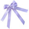 Uoocg Fermaglio per capelli da donna in raso setoso con fiocco, elegante accessorio per capelli da ragazza (viola)