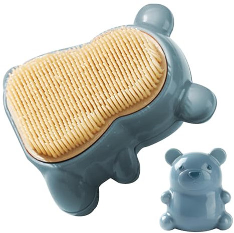 Bear Nail Brush | Cute Bear Hand Fingernail Brush Cleaner | Easy To Grip, Soft Bristles Bear Nail Brush For Nails And Toes, Children