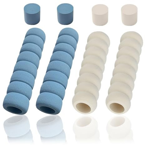 4 Pcs Door Handle Protective Covers Anti-Collision and Anti-Static Protective Cover Sponge Spiral Door Handle Buffer Soft and High-Resilience Protective Cover for Restaurants Schools Rooms