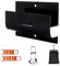 ASelected Ladder Hook Hanger for Garage Wall,Heavy Duty Metal Ladder Brackets Storage Hook,Wall-Mounted Utility Hanger Organiser for Folding Chair Shed/Workshop Bicycles Power Tools and Wheelbarrow