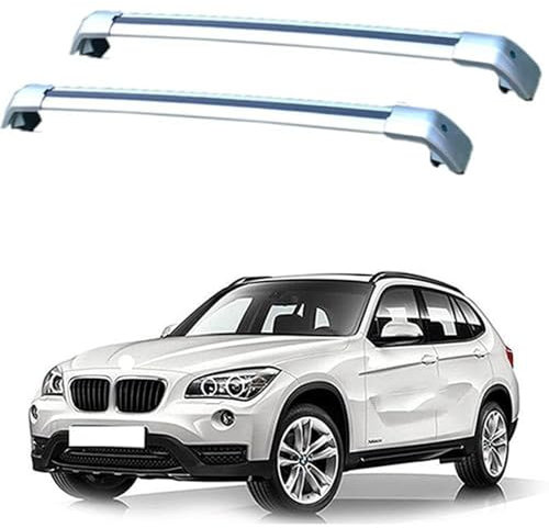 Madehitr 2 Stück Aluminium Dachträger Relingträger für BMW X1 E84 2009-2016, Dachgepäckträger-Alu Relingträger