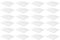 AC - Pack de 24 bandejas rectangulares con blonda - Cartón y Papel - Especial para Fiestas, presentación de postres - Material reciclable - 34 x 42 cm - Color Blanco