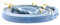 ALMADOG® Verstellbare Hundeleine Abby - Umhängeleine aus nachhaltigem Leder - Weiches Fettleder - Silbergrau (17mm x 250cm)