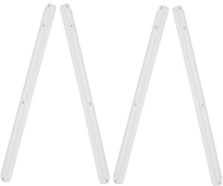 Angoily 2 Stück Kunststoff Schubladenschienen Unterseitig Montiert Leise Gleitschienen Für Möbel Kleiderschränke Tastaturablagen