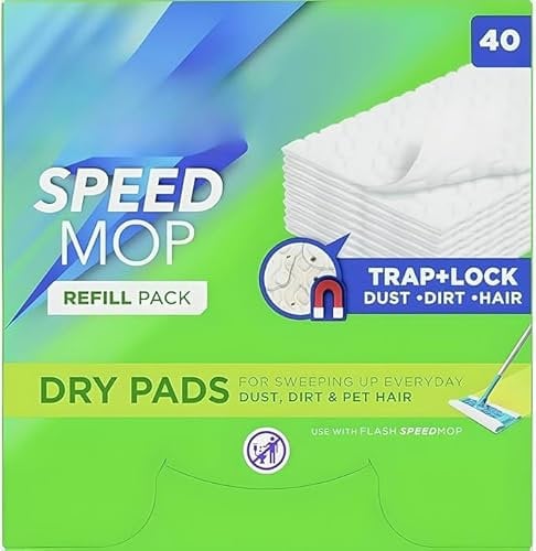 Flash Speedmop Dry Refill Pads – 40 Pack | Efficient & Easy Floor Cleaning (2)