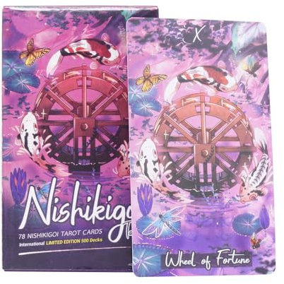 Tarot Deck, Tarot Card, Fate Predictions Spiritual Guidance Mindful Activity Clear Print Wahrsagen-Tool, Board Game for Entertainment, 4,13 x 2,48 Zoll