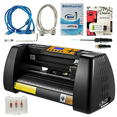 14 pouces vinyle Cutter Machine ordinateur Windows logiciel 3 lames 1 porte-stylo imprimante traceur de découpe for la publicité pour les professionnels et les bricoleurs