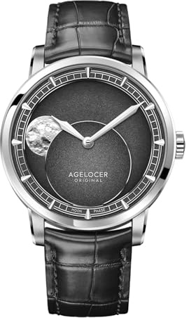 AGELOCER Major Breakthrough 29.51-Days MoonPhase Original Astronomer Herren Mechanische Uhr Luxus Automatik Leder Herren Armbanduhren
