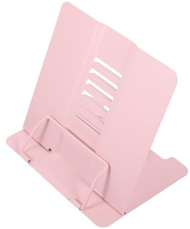 Soporte de Lectura de Metal para Tablets Ajustable y Multifuncional para Estudio Oficina y Uso Infantil