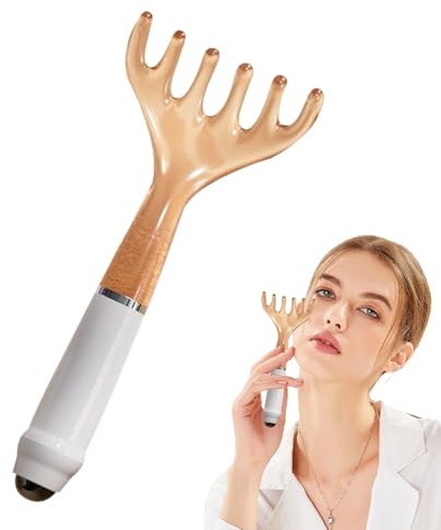 Scalp Comb - Six Claws Resin Head Massager for Deep Relaxation, Hair Washing, and Stress Relief with Portable Lightweight Design, Soothing Massage Comb for Men and Women, Perfect Salon, Spa, Home