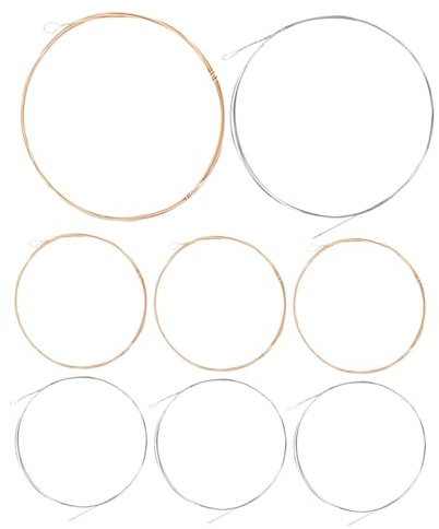 Ciieeo Cordes Mandoline et Banjo 8 Cordes Cuivre Phosphoreux Adaptées pour Jeux Acoustiques Mandoline