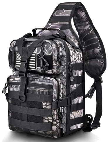 HAOMUK Taktische Umhängetasche Military Rover Schultertasche, EDC Molle Angriffstasche für den Einsatzbereich, pro