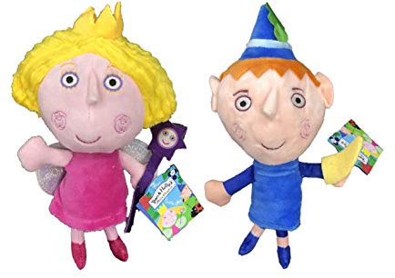 Ben & Holly's Little Kingdom - Plush toy Ben & Holly Super soft quality (7'87/20cm, Set Ben & Holly)