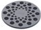 Joseph Joseph Spot-On Set of 2 Silicone Trivets, Heat resistant table mat for hot pots and pans, Black/Grey