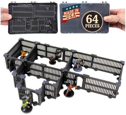 Dirt Cheap Dungeons Jail Cells Kit TT RPG Terrain Building für Dungeons & Dragons, Pathfinder, War Gaming und mehr!